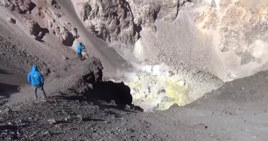 Arequipa Vulkaan Misti krater