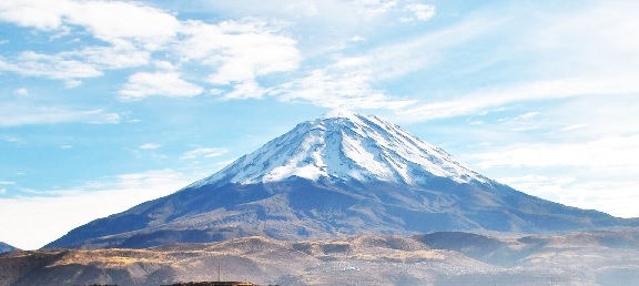 Vulkanen Arequipa Peru